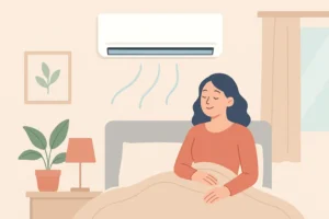 air conditioning installation Worthing bedroom